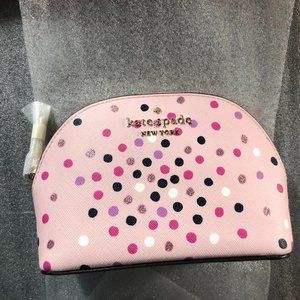 Staci festive confetti small dome cosmetic